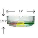 Ashtray set with Stash jar - LEAF DESIGN Jar Roast and Toast Gifts