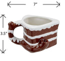 Roast & Toast Cake Mug - Novelty Pipe Mug Pipe Roast and Toast Gifts