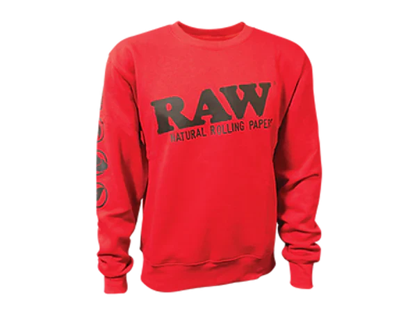 O Raw | Crew Neck Red Sweatshirt