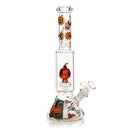 SC Red Eye Glass 12" Dual Chamber Jack O Lantern Perc Bong