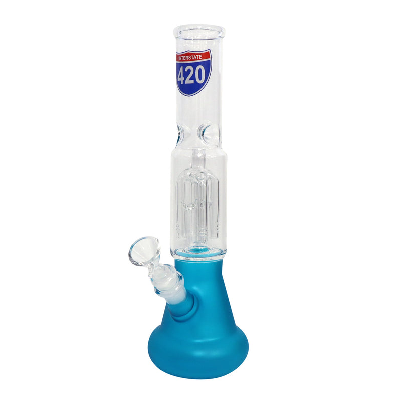 12" Infyniti brand Water Pipe with Tree Perc and Ice Catcher