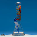 SC Castle Glassworks 14 inch 9mm Robot Retro Futuristic  Beaker Bong