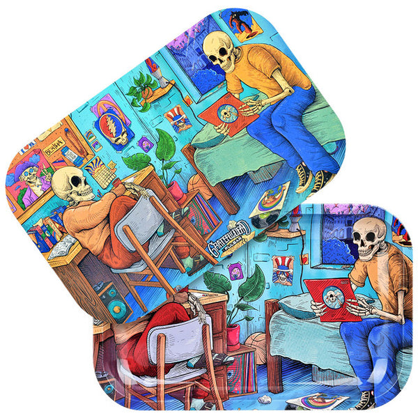 SC Pulsar Grateful Dead ROOMIES Rolling Tray and Lid Combo 7" x 11"