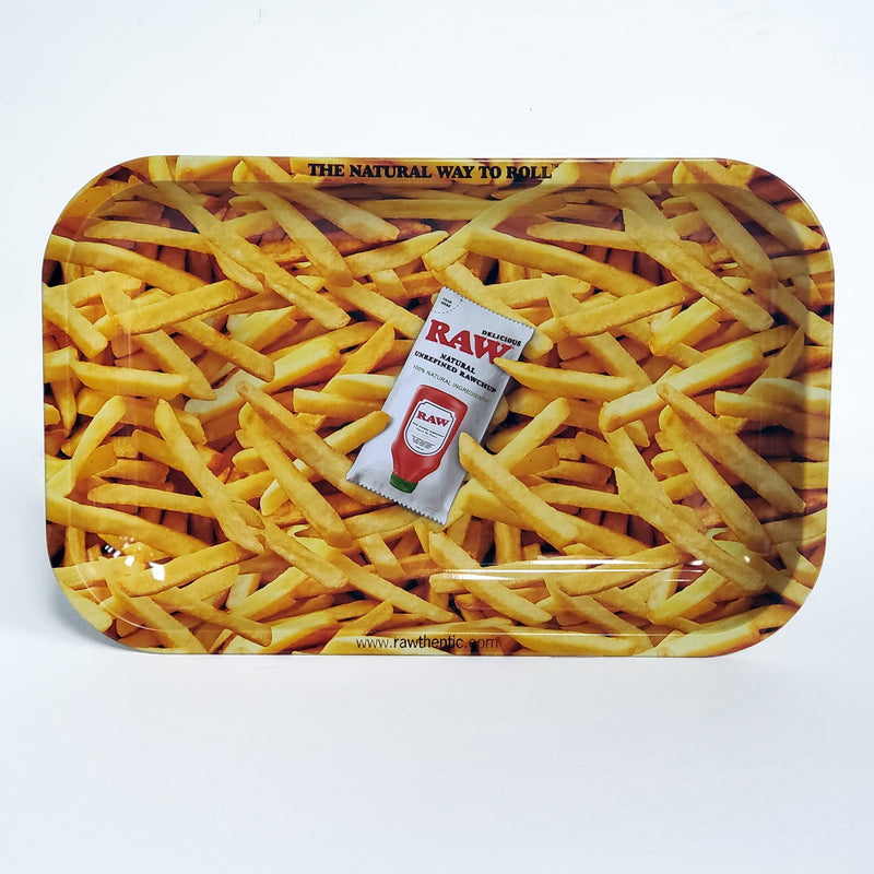 Raw French Fry Metal Rolling Tray