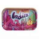 Raw Metal Rolling Tray - Indica Design