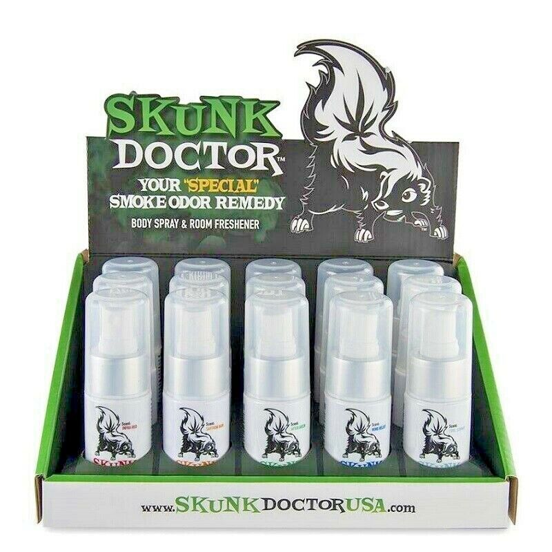 O Skunk Doctor | Smoke Odor Eliminator Body Spray Display of 15 O Skunk Doctor | Smoke Odor Eliminator Body Spray Display of 15