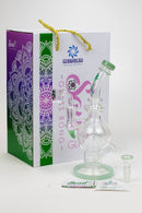 9.5" SOUL Glass 2-in-1 double glass sphere recycler Glass Bong Canadian Distributor