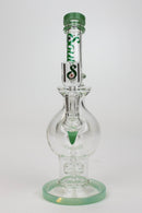 9.5" SOUL Glass 2-in-1 double glass sphere recycler Glass Bong Canadian Distributor
