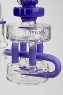 7" SOUL Glass 2-in-1 Double deck recycler bong Glass Bong Canadian Distributor