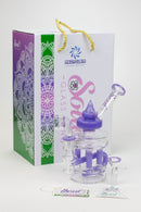 7" SOUL Glass 2-in-1 Double deck recycler bong Glass Bong Canadian Distributor
