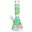 SC Seshgear 10" Glow in the Dark Drizzle Beaker Bong