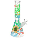 SC Seshgear 10" Glow in the Dark Drizzle Beaker Bong