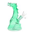Sesh Gear | 6" Puff The Magic Dragon Waterpipe Glass Bong Smoking Cat Distribution Green