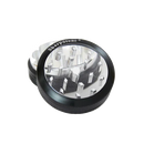 SharpStone® | CLEAR TOP 2 PIECE HERB GRINDER - 2.2" [ GRI906 ] Regular Grinder NIBO Distribution BLACK