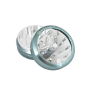 SharpStone® | CLEAR TOP 2 PIECE HERB GRINDER - 2.2" [ GRI906 ] Regular Grinder NIBO Distribution GREY