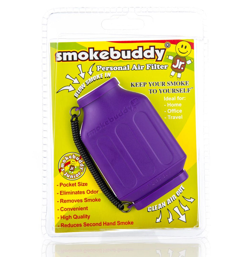 SBI1002PUR: SMOKEBUDDY JUNIOR, PURPLE - PERSONAL AIR FILTER - Infyniti Scales