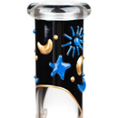 10 inch 3D Sky Design Glass Beaker Bong - cleaned product image