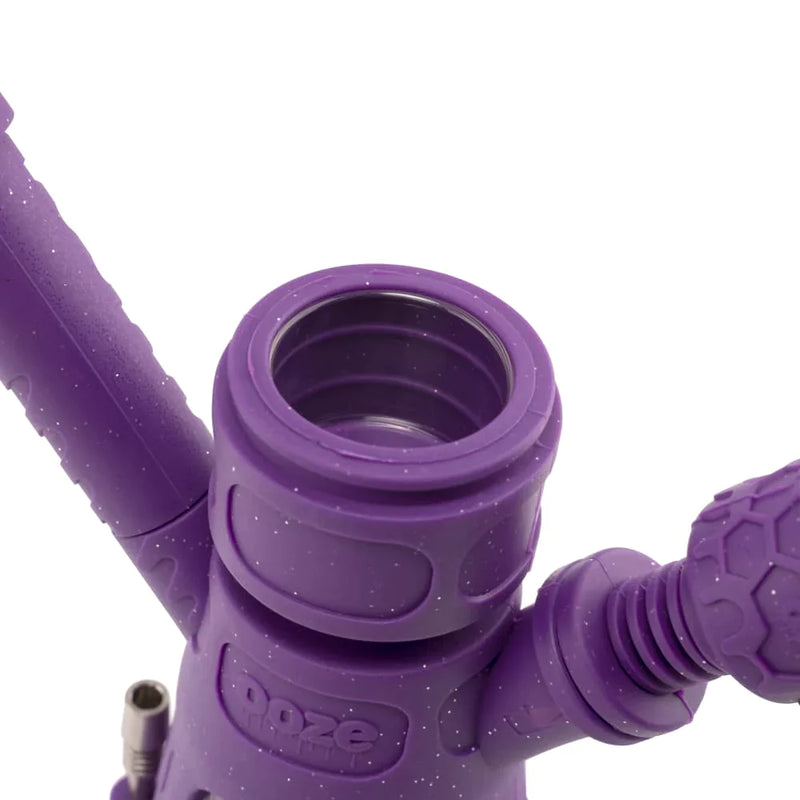 O Ooze | Hyborg Silicone Glass 4-In-1 Hybrid Water Pipe And Dab Stra w