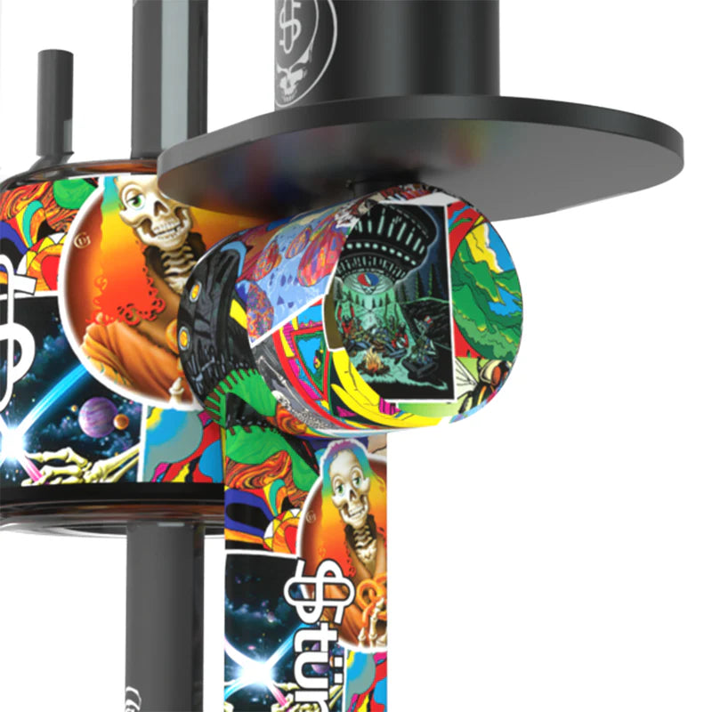 SC Stundenglass Grateful Dead Legacy Patchwork Gravity Bong