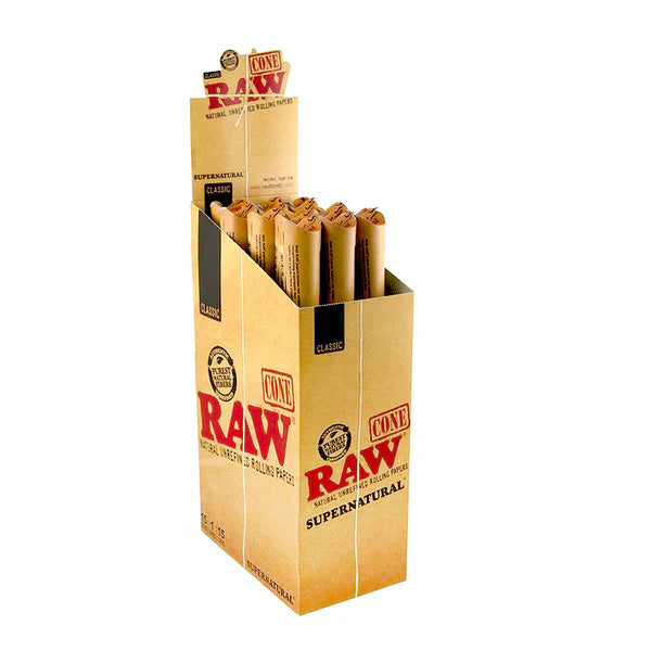 RAW Pre Rolled Supernatural Cones