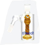 SC Cheech 14mm 45 degree Orange Swirly Ash Catcher