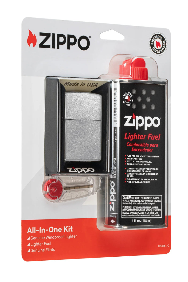 O Zippo 24651 All In One Gift Set Kit
