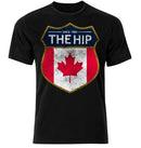 The Tragically Hip | "The Hip-Distress" Men's T-Shirt Black - Officially Licensed Short Sleeve Philcos Medium
