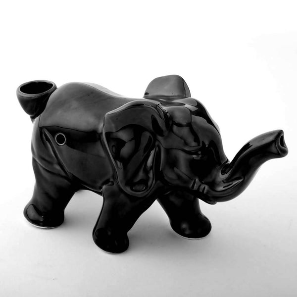 O Elephant Novelty Pipe - Black Color