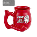 TAKE A HIT KAREN! RED Roast & Toast mug Mug Pipe Roast and Toast Gifts