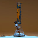 SC Castle Glassworks UFO Extraterrestrial 16 inch 9mm Beaker Bong