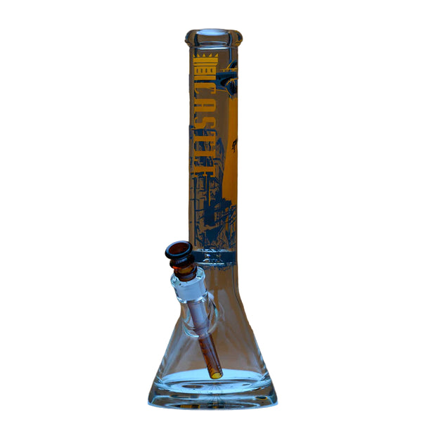 SC Castle Glassworks UFO Extraterrestrial 16 inch 9mm Beaker Bong