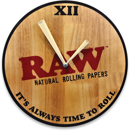 O RAW | WOODEN CLOCK