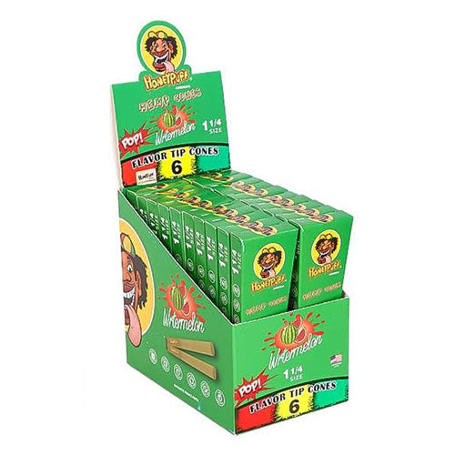 O Honeypuff | 1 1/4 Size Fruit flavor tip 6pk Hemp cones Box of 20