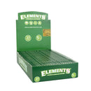 Elements Green smoking Papers 1 - 1/4" Size ONE 1 1/4"