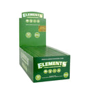 Elements Green smoking Papers 1 - 1/4" Size ONE Single Wide