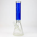WENEED®-14" Diamond Crucifix Beaker 7mm Glass Bong WENEED® Blue