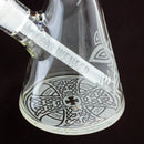 WENEED®-14" Diamond Crucifix Beaker 7mm Glass Bong WENEED®