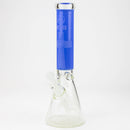 WENEED®-14" Diamond Crucifix Beaker 7mm Glass Bong WENEED® Jade Blue