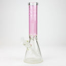 WENEED®-14" Diamond Crucifix Beaker 7mm Glass Bong WENEED® Pink