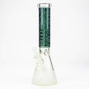 WENEED®-14" Tribal Warrior Beaker 7mm Glass Bong WENEED® Teal