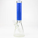 WENEED®-14" Vector Grid Beaker 7mm Glass Bong WENEED® Jade Blue