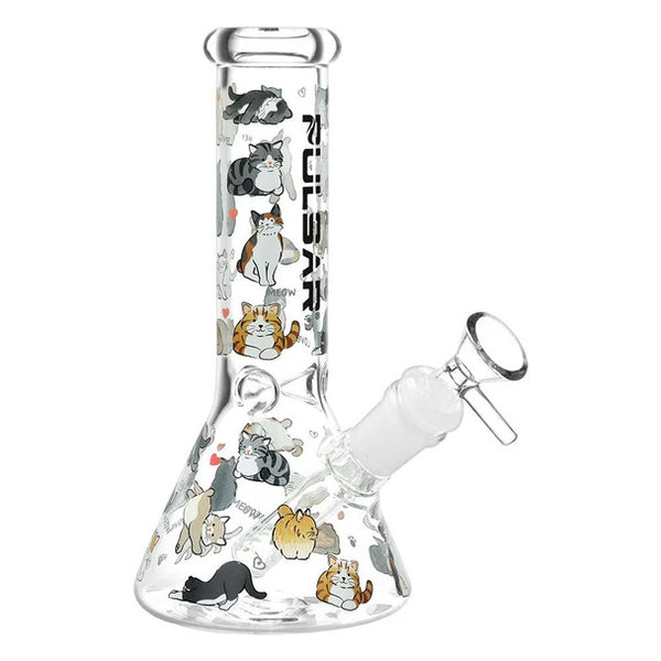 SC Pulsar 7.75" Kitten Corral Beaker Bong