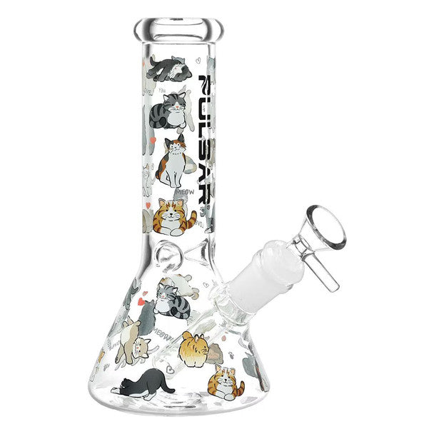 SC Pulsar 7.75" Kitten Corral Beaker Bong