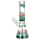 SC Pulsar 10" Chilling Flamingos Beaker Bong