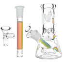 SC Pulsar 8" Caticorns Beaker Bong