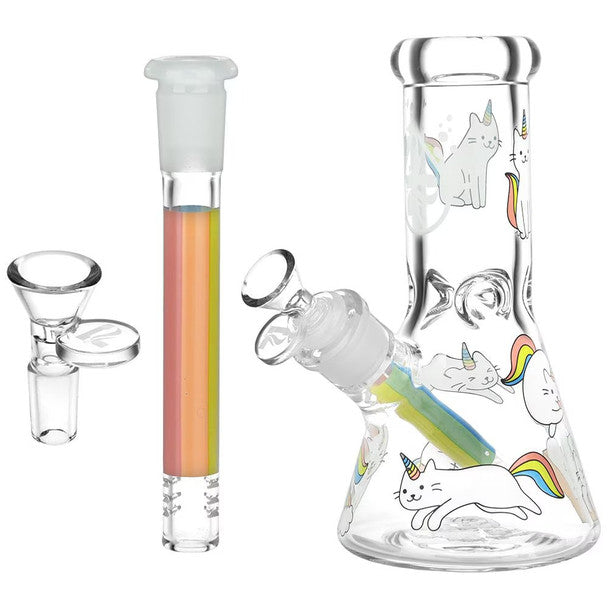 SC Pulsar 8" Caticorns Beaker Bong
