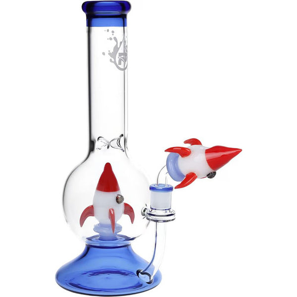 SC Pulsar 7.75"  Rocketship Glass Bong