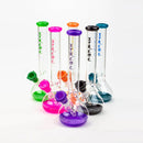 Xtreme | 12" Round base Glass Assorted Bong Box of 12 [XTR5008] Glass Bong Canadian Distributor