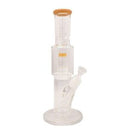 12″ Straight Tube Glass Bong Tire Percolator with Inline Ash Catcher (C2245) Glass Bong Canadian Distributor Jade Yellow