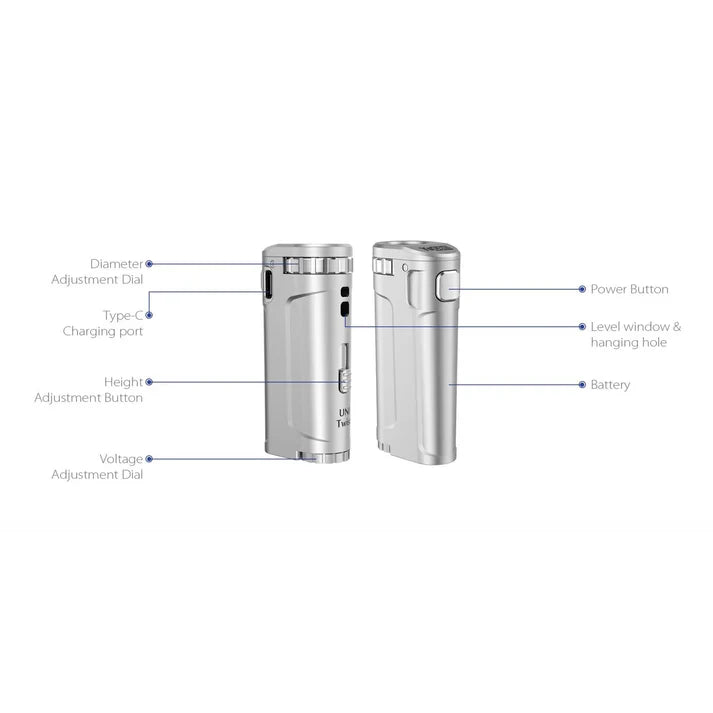 O Yocan | UNI Twist Variable Voltage 510 Battery Kit with Charger